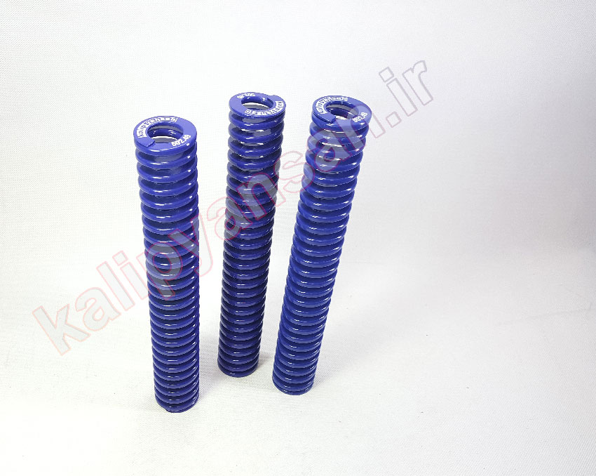 فنر ارتفاع 254 قطر 40 رنگ آبی