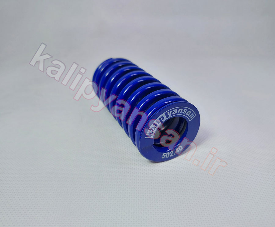 فنر ارتفاع 76 قطر 40 رنگ آبی