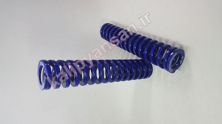 فنر ارتفاع 305 قطر 63 رنگ آبی