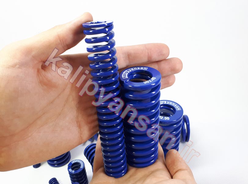 فنر قالب سازی رنگ آبی