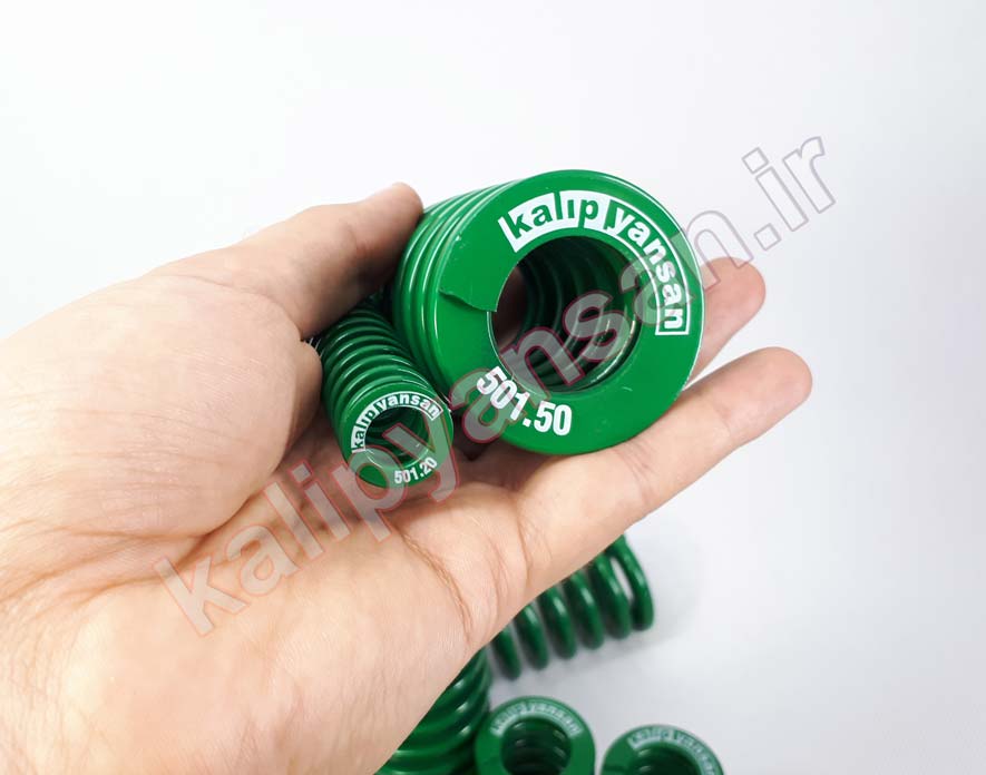 فنر قالب سبز 