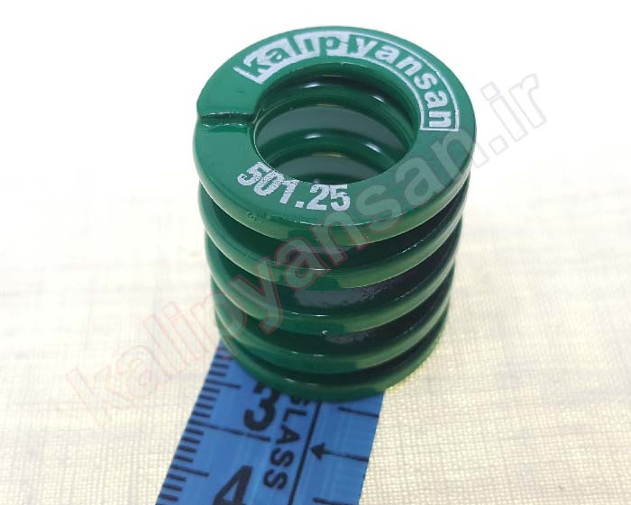 فنر قالب سازی سبز قطر 25 و ارتفاع 25