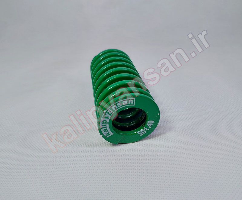 فنر ارتفاع 76 قطر 40 رنگ سبز