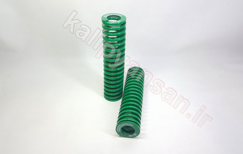 فنر ارتفاع 203 قطر 50 رنگ سبز
